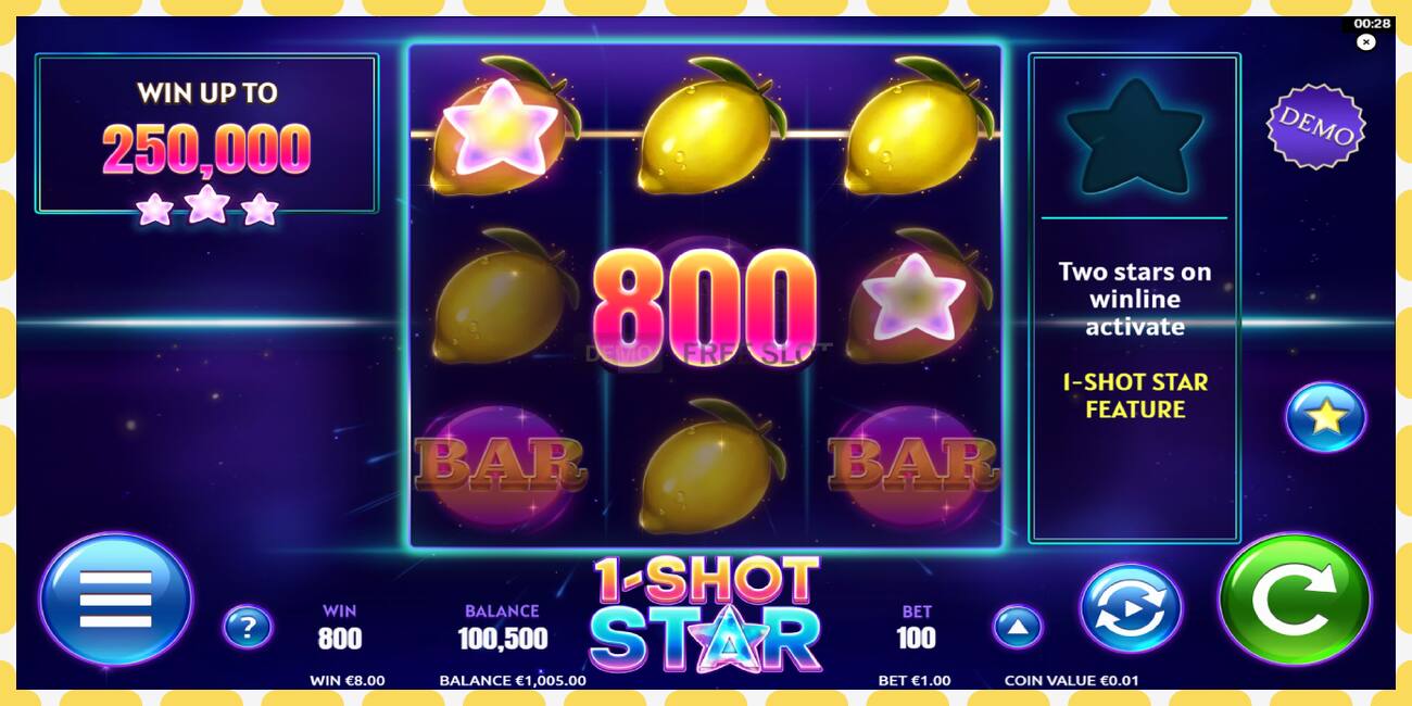 Demo slot 1-Shot Star free and without registration, picture - 1