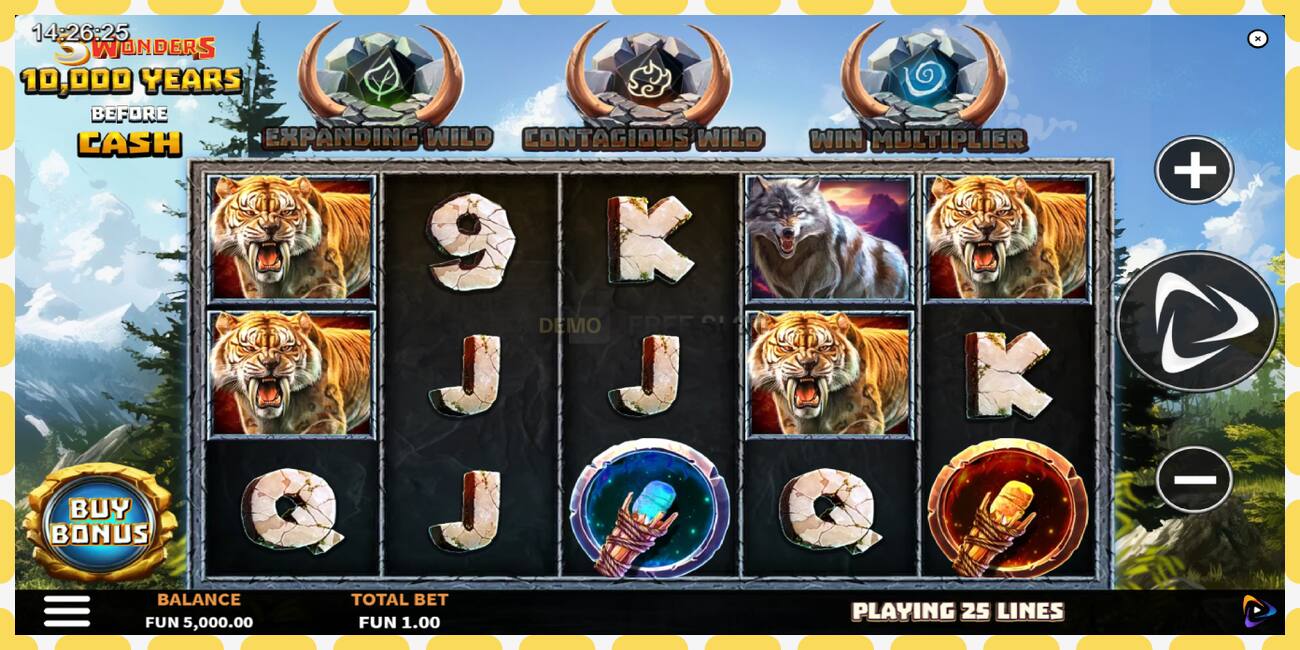 Slot demo 10000 Years Before Cash percuma dan tanpa pendaftaran, gambar - 1