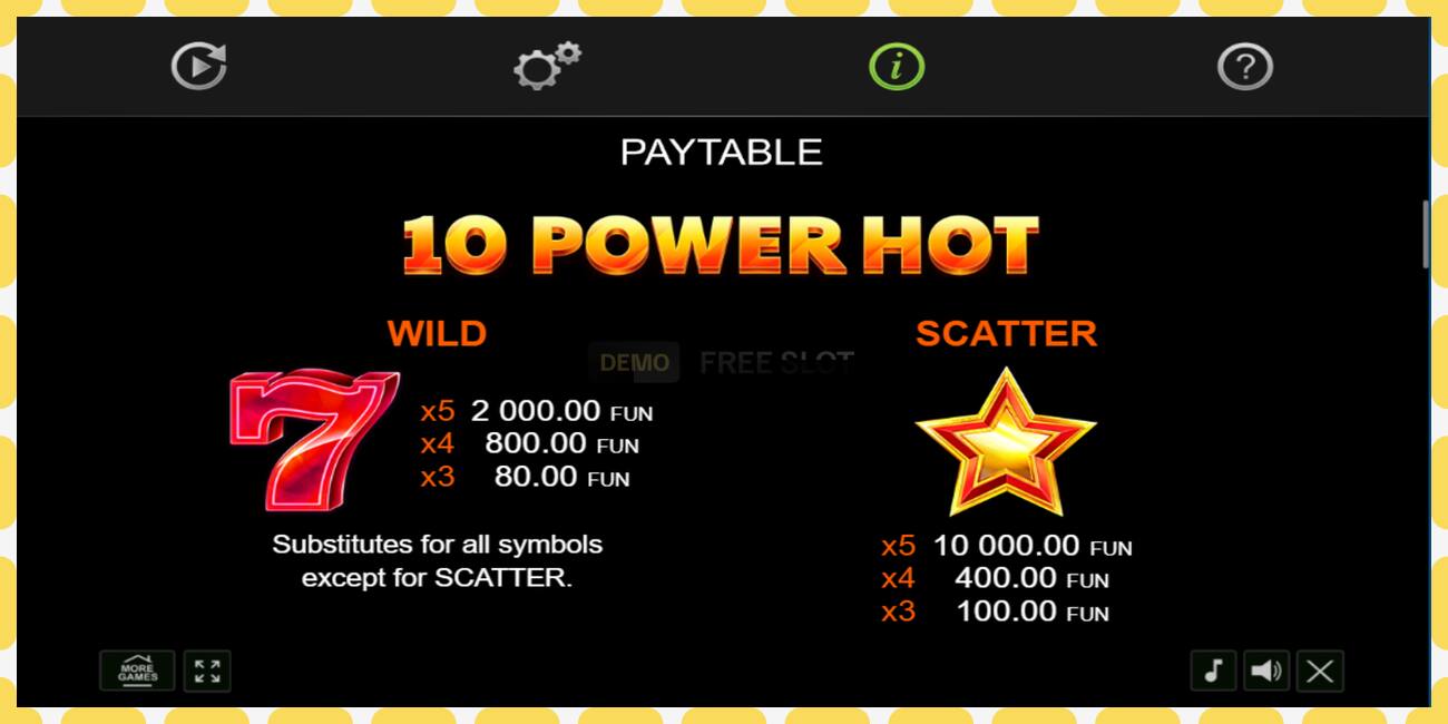 Slot demo 10 Power Hot gratis dan tanpa registrasi, gambar - 1