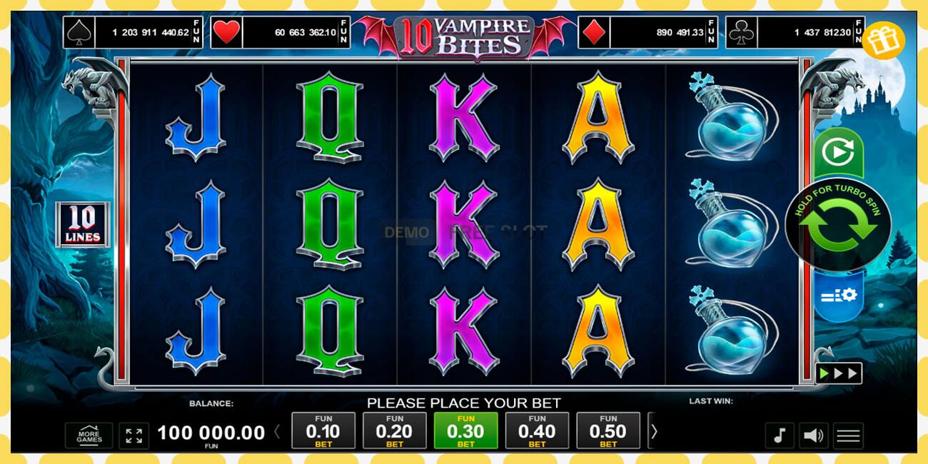 Demo slot 10 Vampire Bites free and without registration, picture - 1