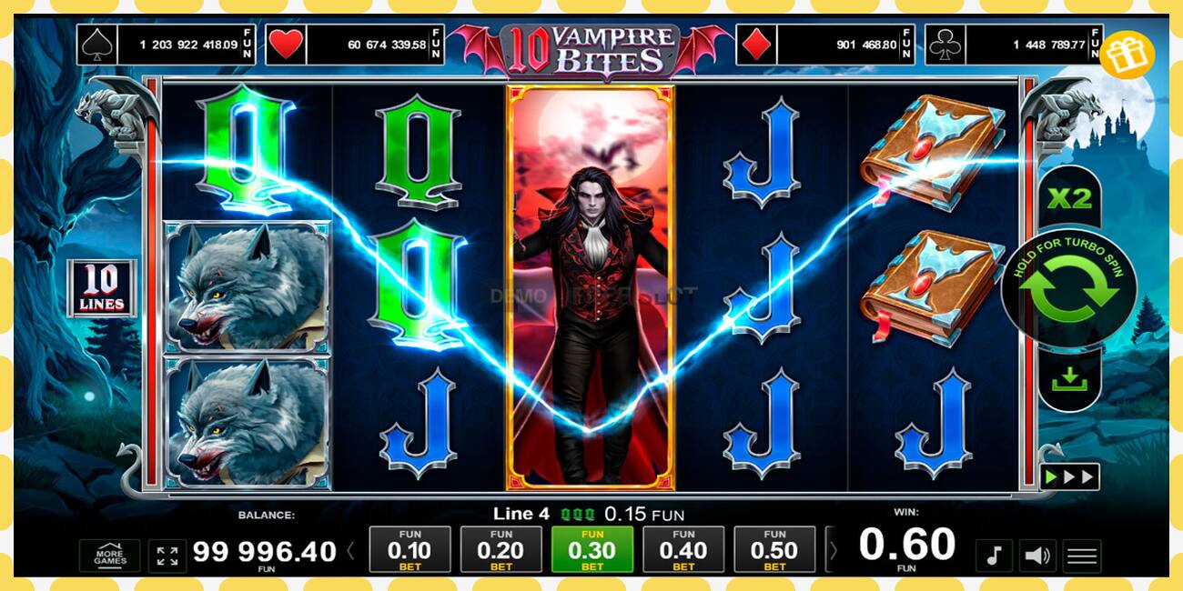 Demo slot 10 Vampire Bites free and without registration, picture - 1