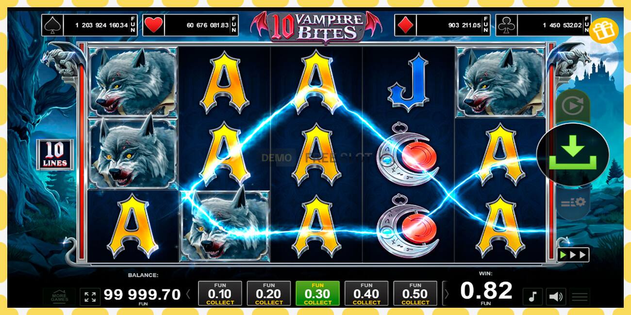 Demo slot 10 Vampire Bites free and without registration, picture - 1