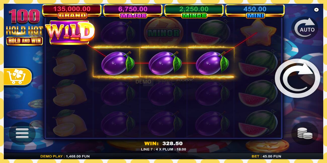 Demo slot 100 Hold Hot Hold and Win free and without registration, picture - 1