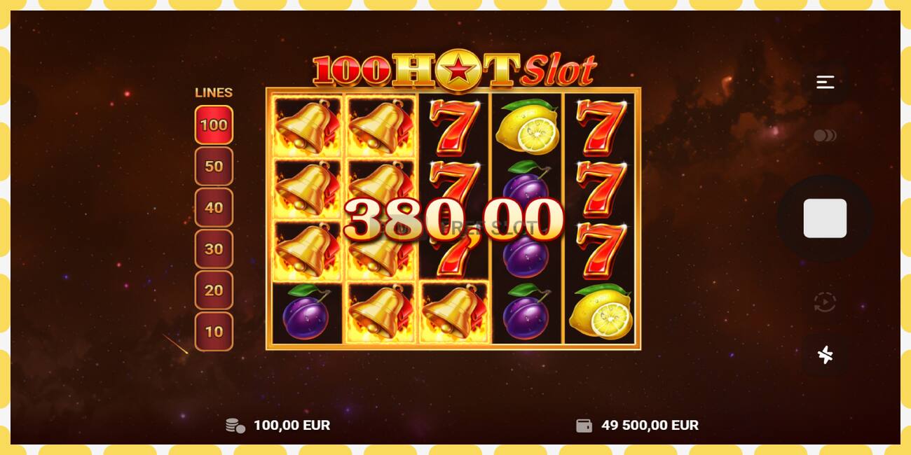 Slot demo 100 Hot Slot gratuit și fără înregistrare, imagine - 1