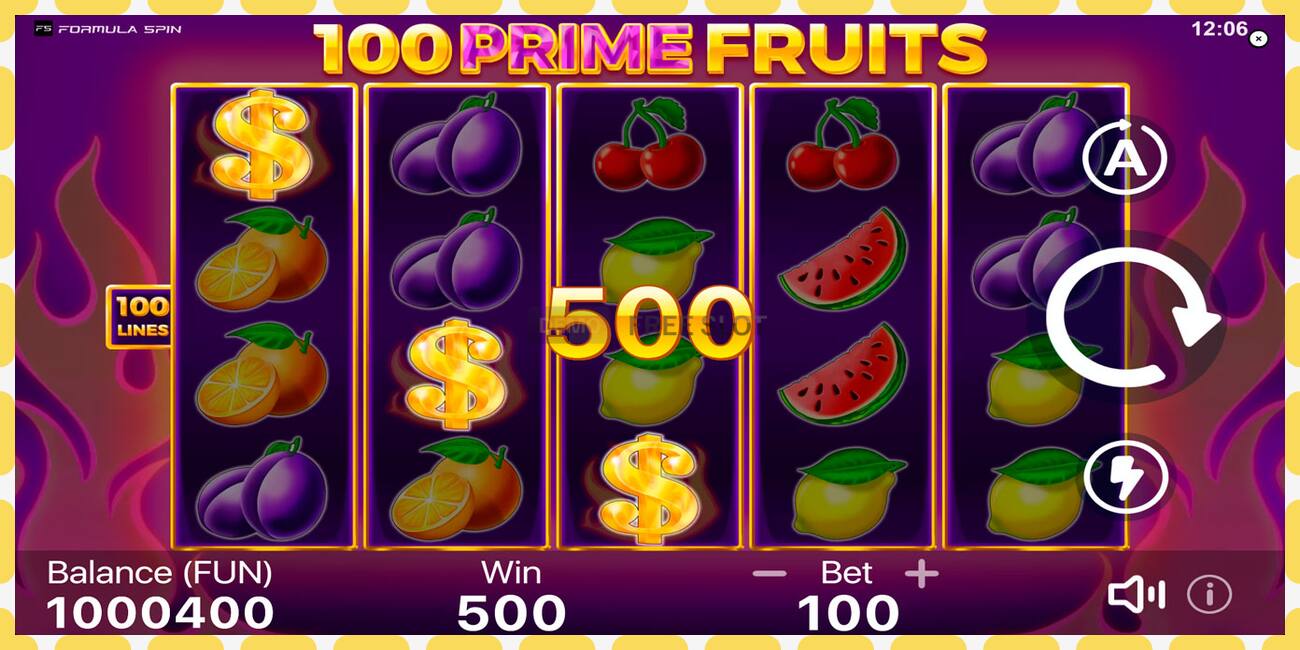 Demo slot 100 Prime Fruits zdarma a bez registrace, obrázek - 1