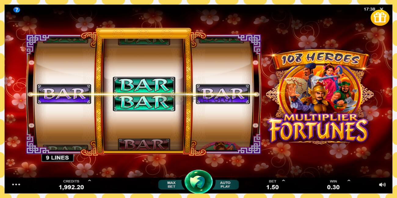 Demo slot 108 Heroes Multiplier Fortunes free and without registration, picture - 1