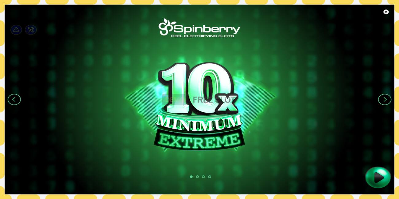 Slot de demonstração 10x Minimum Extreme grátis e sem registro, foto - 1