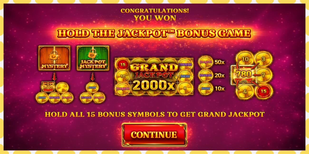 Demo slot 15 Coins Grand Gold Edition Score The Jackpot free and without registration, picture - 1