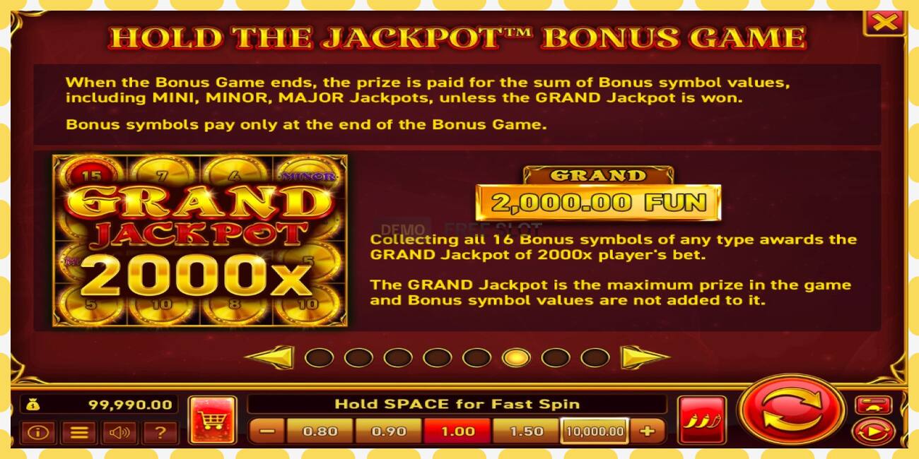 Demo slot 16 Coins Grand Gold Edition Halloween Jackpots free and without registration, picture - 1