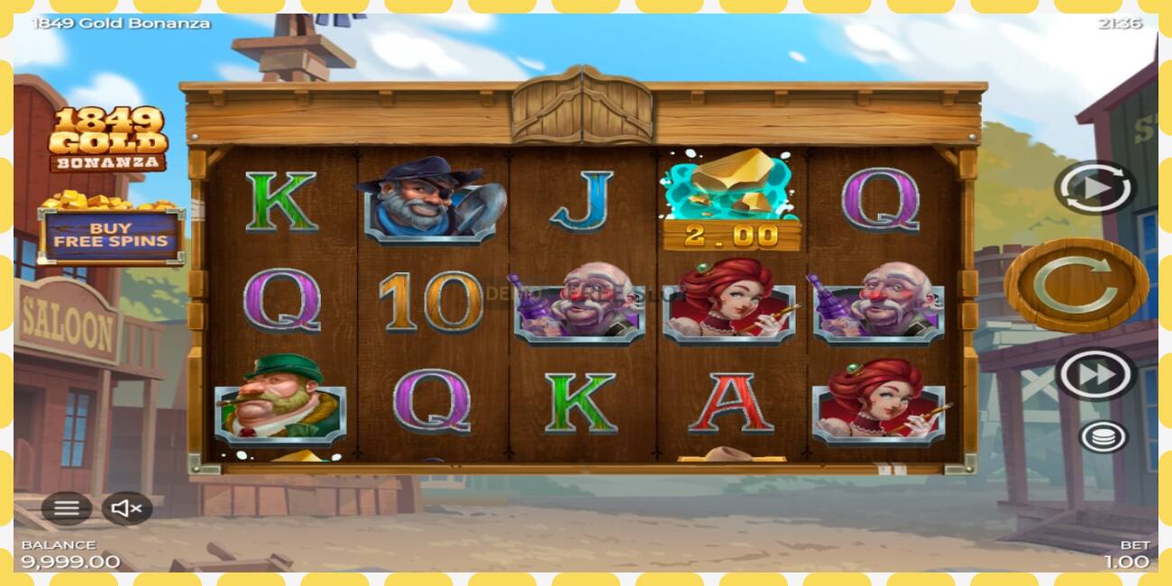 Demo slot 1849 Gold Bonanza free and without registration, picture - 1