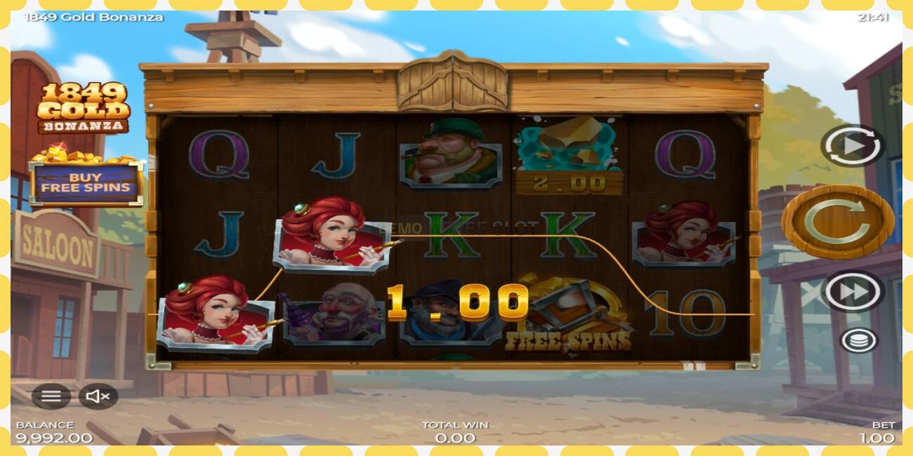 Demo slot 1849 Gold Bonanza free and without registration, picture - 1