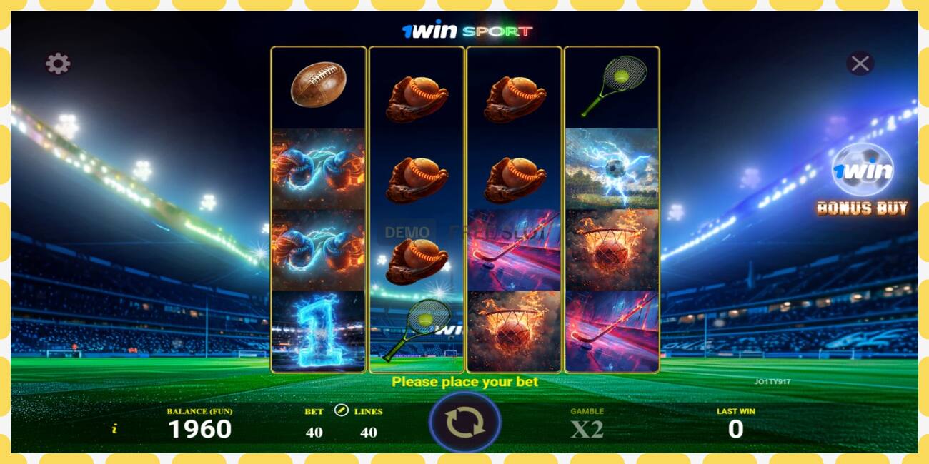 Demo slot 1win Sport free and without registration, picture - 1