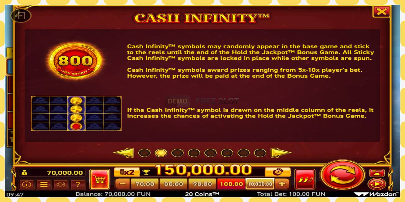 डेमो स्लट 20 Coins Score The Jackpot नि: शुल्क र दर्ता बिना, चित्र - १