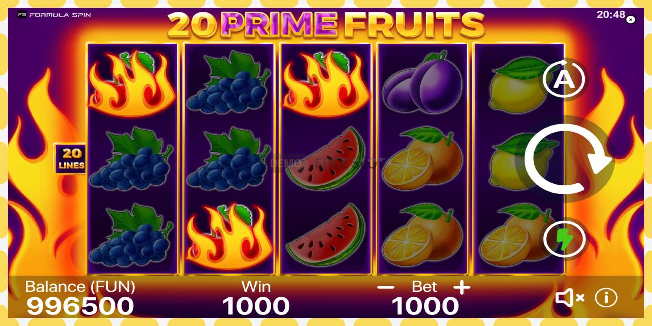 Demo slot 20 Prime Fruits free and without registration, picture - 1