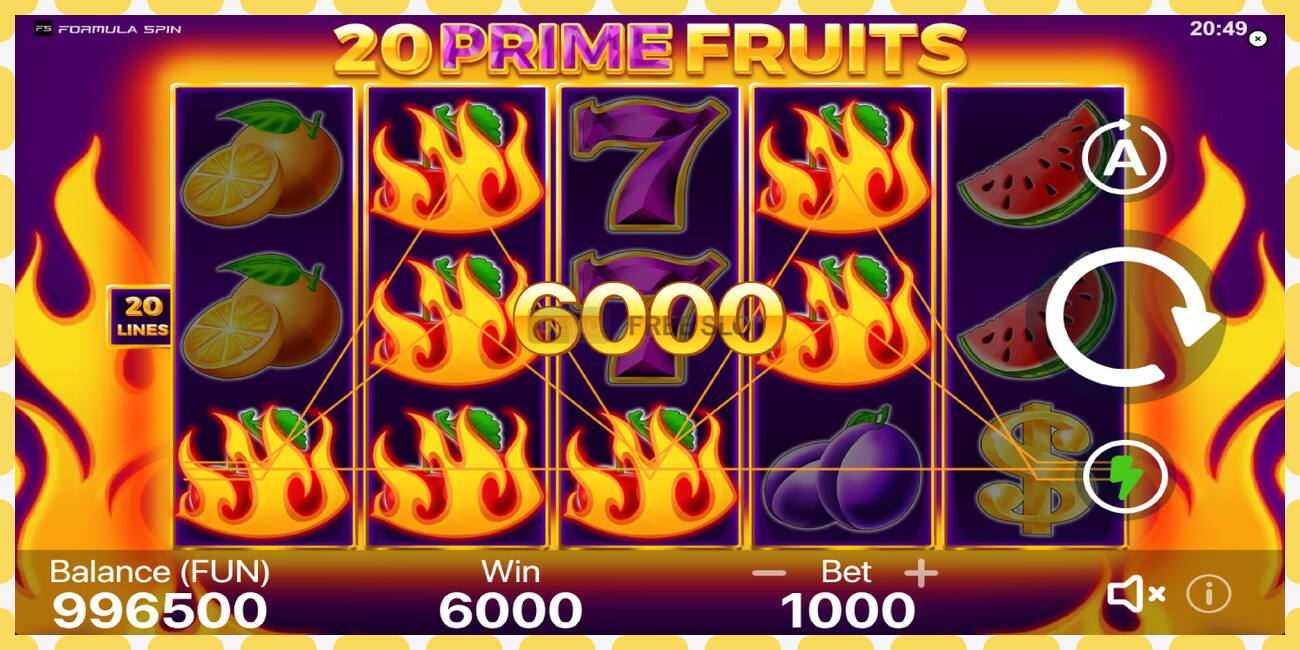 Demo slot 20 Prime Fruits free and without registration, picture - 1