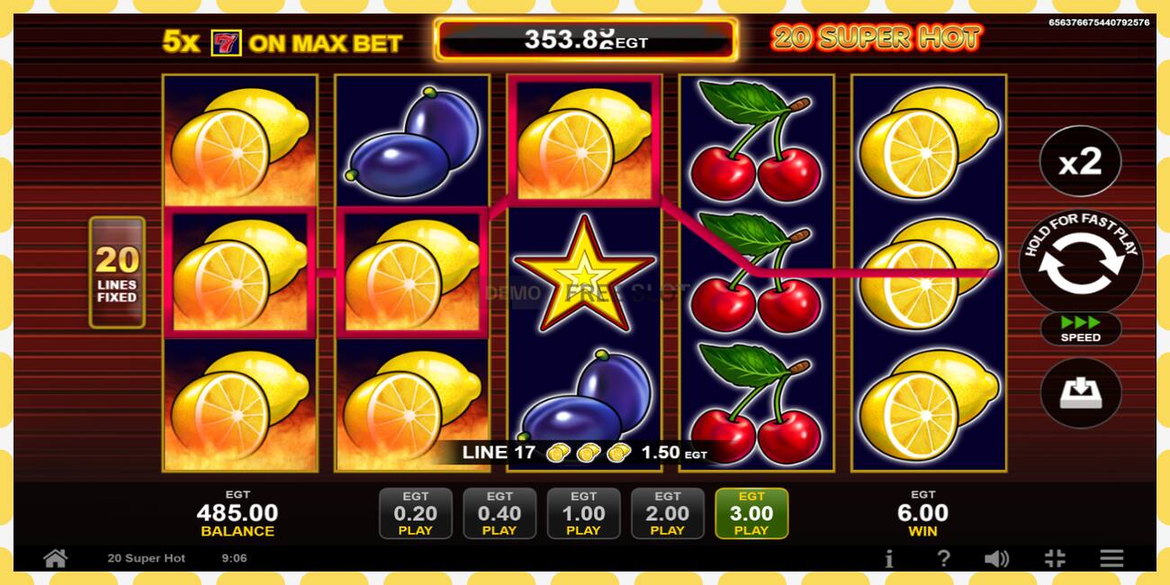 Demo slot 20 Super Hot free and without registration, picture - 1