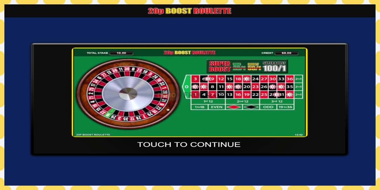 Demo slot 20p Boost Roulette free and without registration, picture - 1