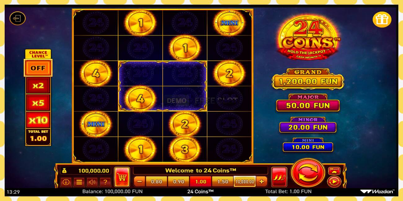 Demo slot 24 Coins free and without registration, picture - 1