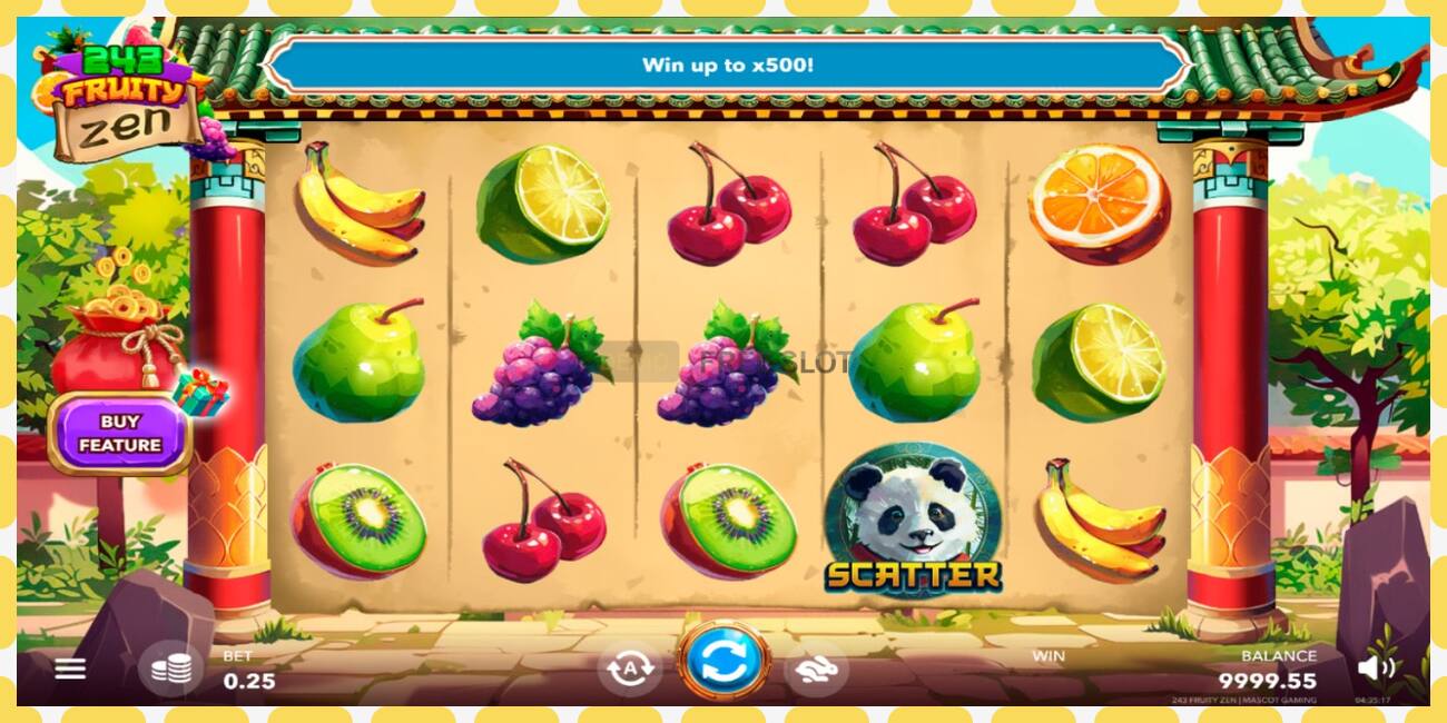 Demo slot 243 Fruity Zen free and without registration, picture - 1