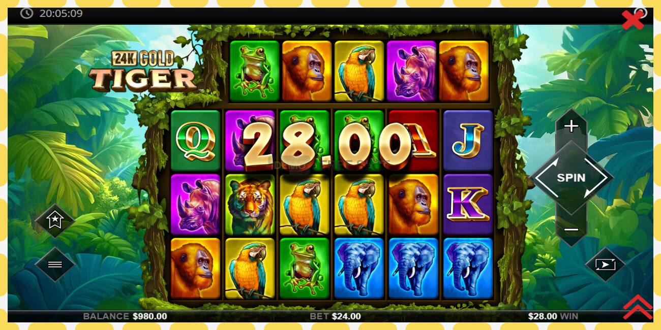 Demo slot 24K Gold Tiger free and without registration, picture - 1