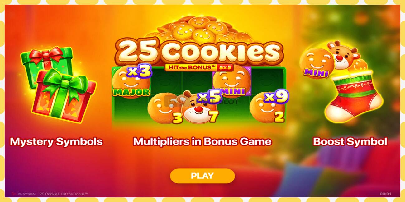 Υποδοχή επίδειξης 25 Cookies: Hit the Bonus δωρεάν και χωρίς εγγραφή, εικόνα - 1