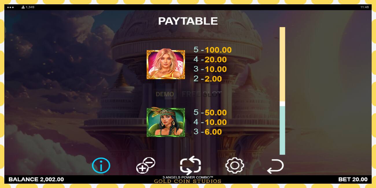 Slot dimostrativo 3 Angels Power Combo gratuito e senza registrazione, immagine - 1