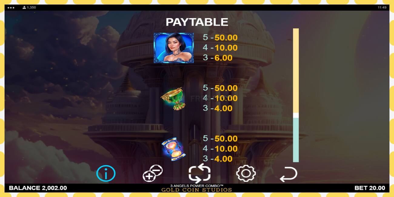 Slot dimostrativo 3 Angels Power Combo gratuito e senza registrazione, immagine - 1