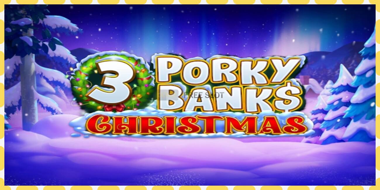 Демо слот 3 Porky Banks Christmas безкоштовно та без реєстрації, малюнок - 1