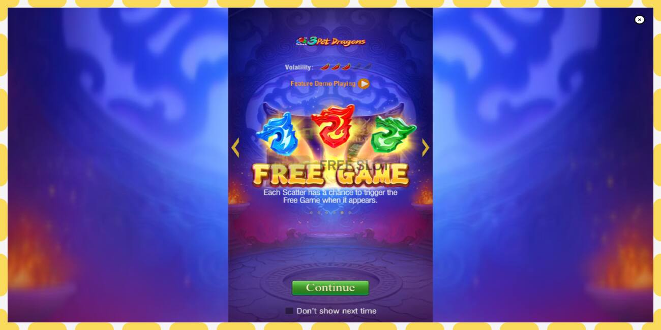 Demo slot 3 Pot Dragons free and without registration, picture - 1