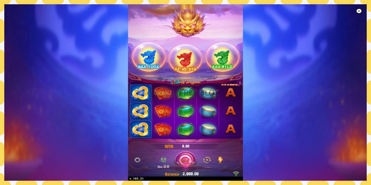 Demo slot 3 Pot Dragons free and without registration, picture - 1