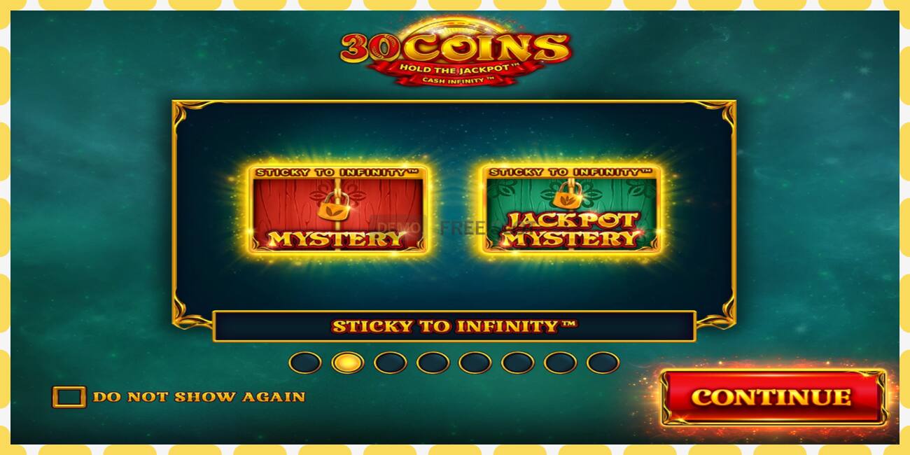 Slot de demostración 30 Coins gratuíto e sen rexistro, imaxe - 1