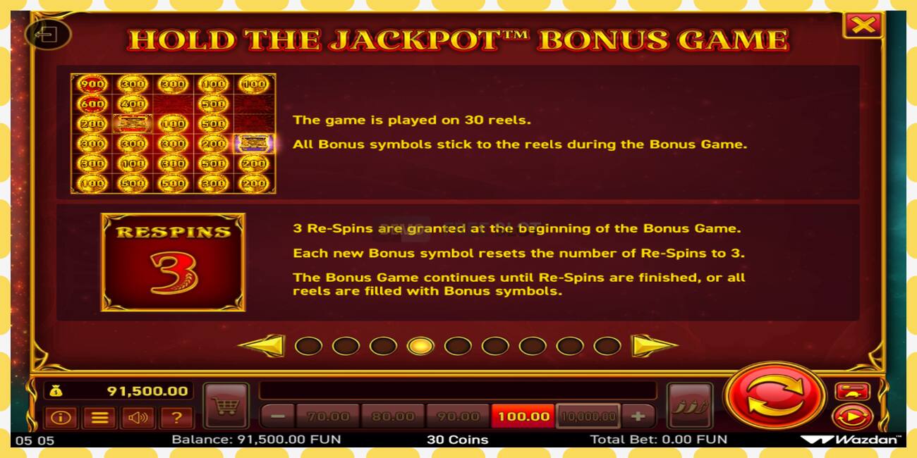 डेमो स्लट 30 Coins Score The Jackpot नि: शुल्क र दर्ता बिना, चित्र - १