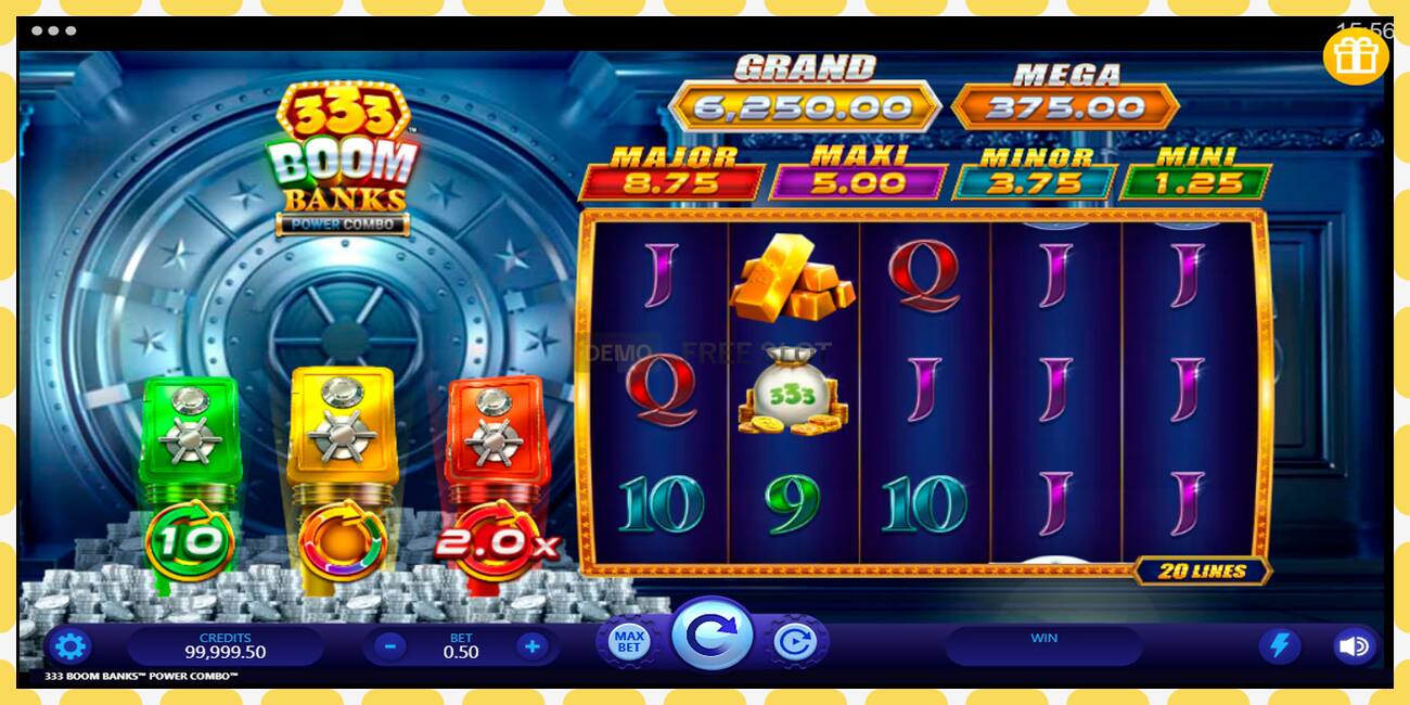 Demo slot 333 Boom Banks Power Combo free and without registration, picture - 1