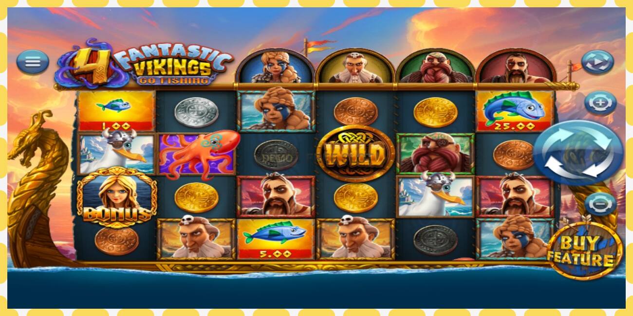 Demo slot 4 Fantastic Vikings Go Fishing free and without registration, picture - 1