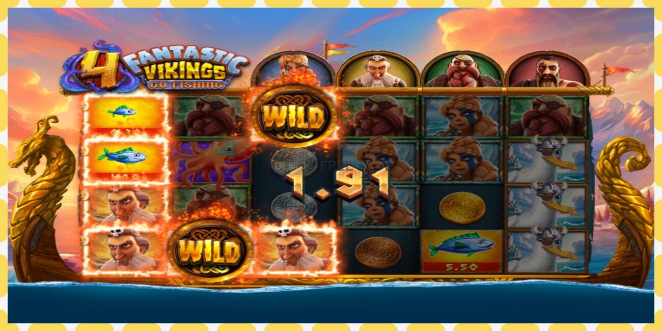 Demo slot 4 Fantastic Vikings Go Fishing free and without registration, picture - 1