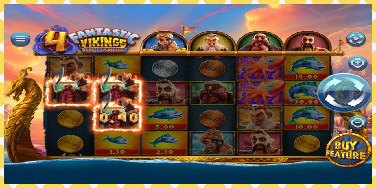 Demo slot 4 Fantastic Vikings Go Fishing free and without registration, picture - 1