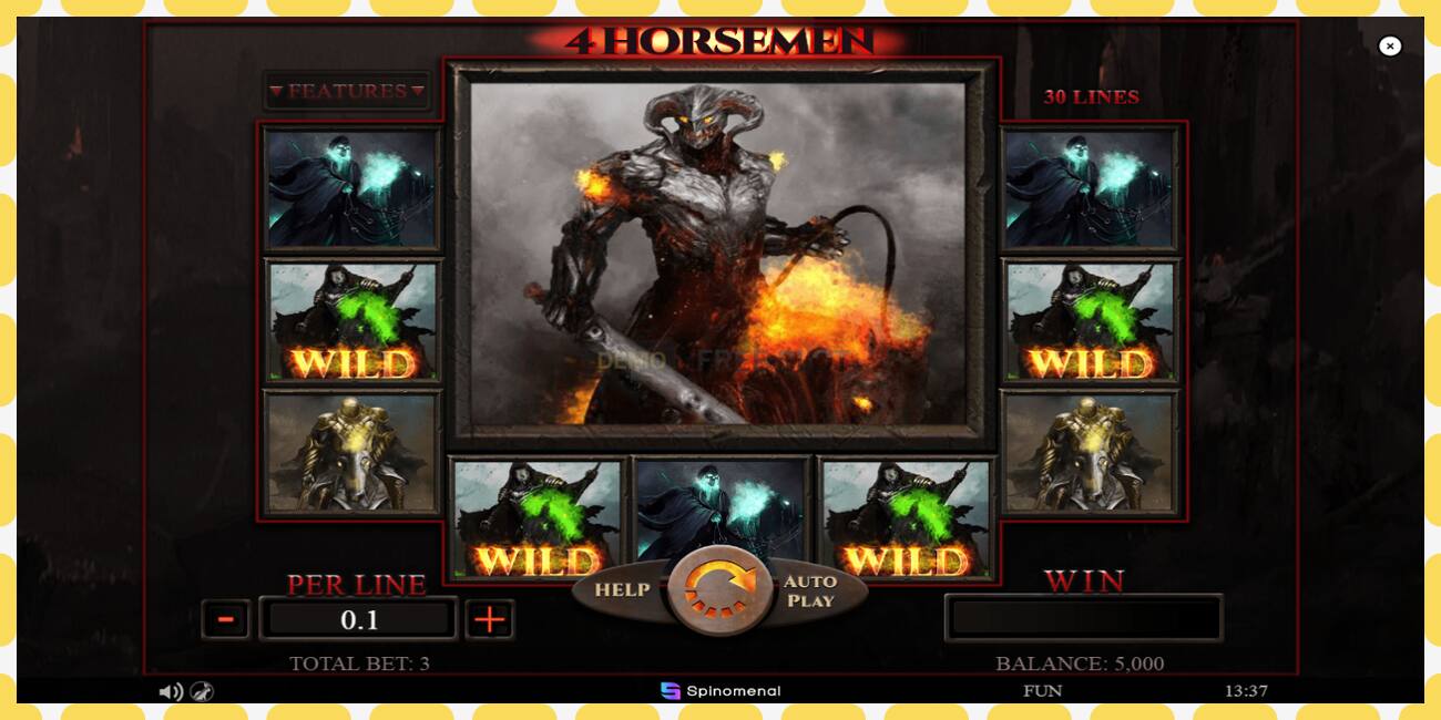 Demo slot 4 Horsemen free and without registration, picture - 1