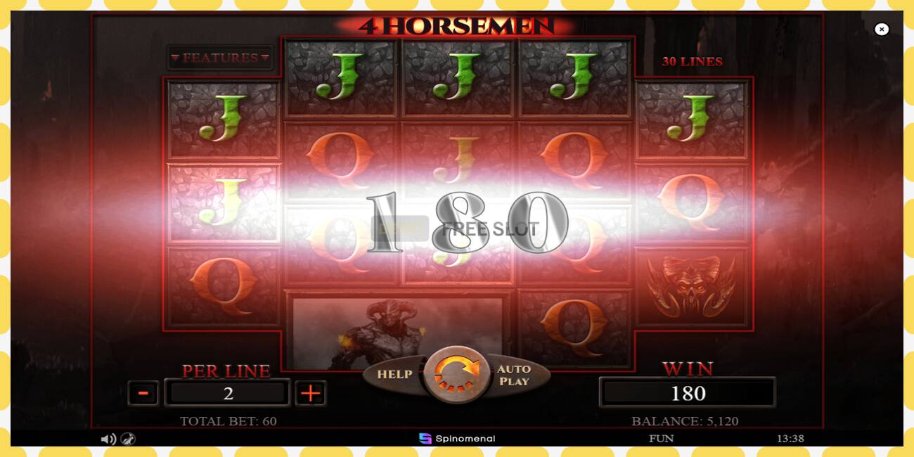 Demo slot 4 Horsemen free and without registration, picture - 1