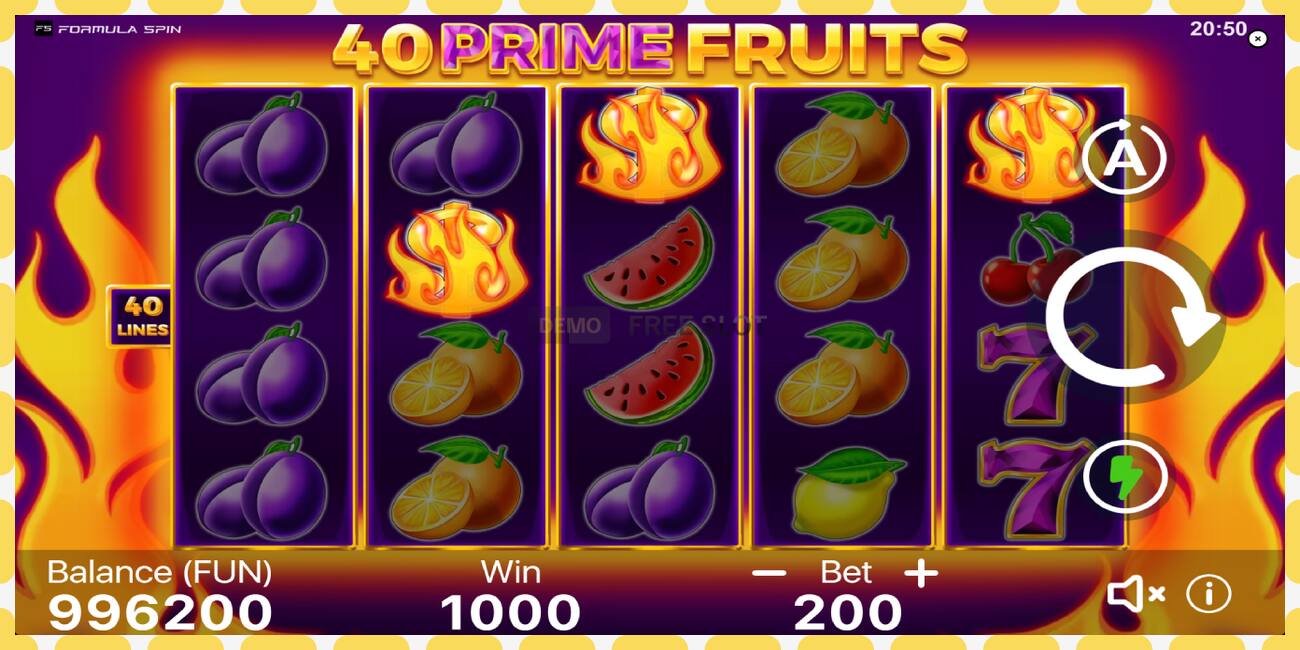 Demo slot 40 Prime Fruits free and without registration, picture - 1