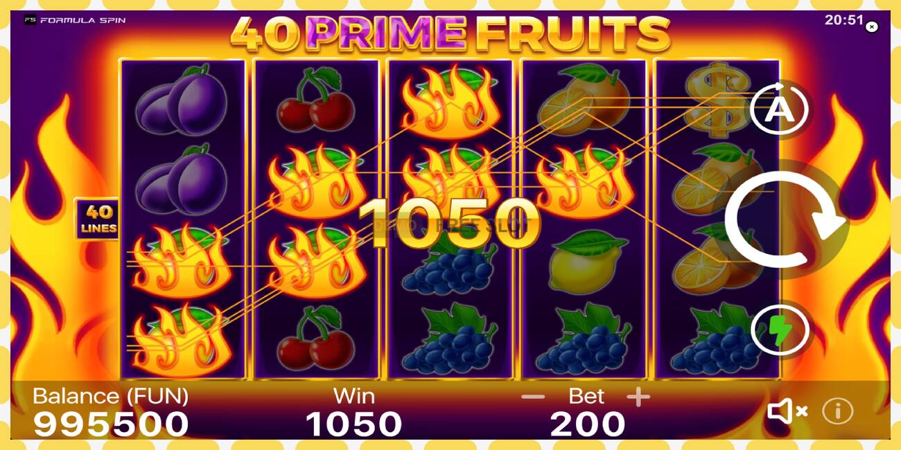 Demo slot 40 Prime Fruits free and without registration, picture - 1