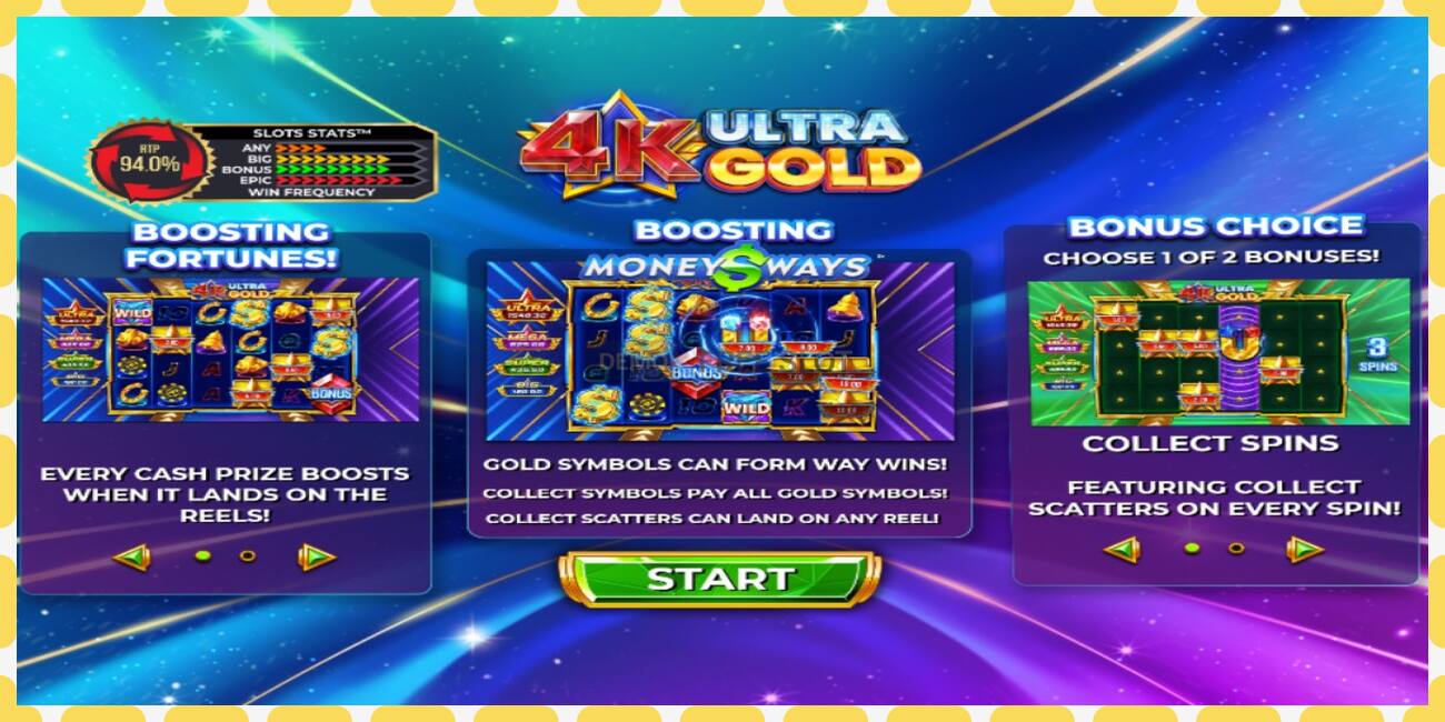 Demo slot 4K Ultra Gold free and without registration, picture - 1