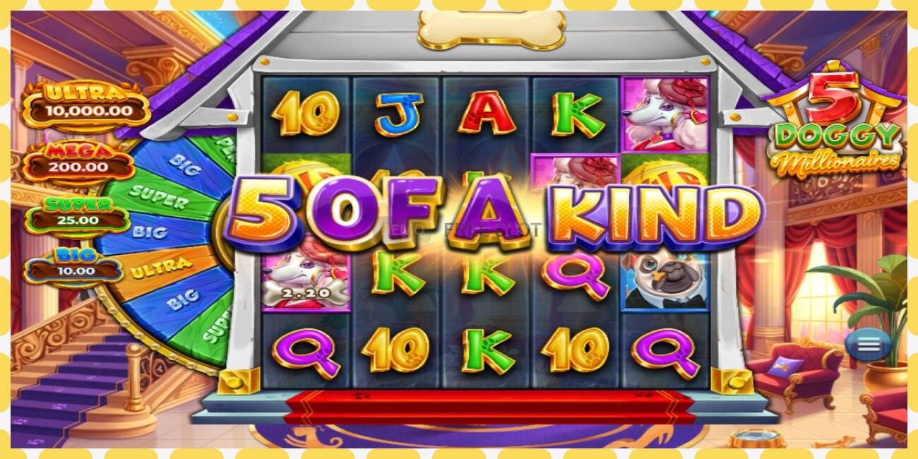 Demo slot 5 Doggy Millionaires නොමිලේ සහ ලියාපදිංචියකින් තොරව, පින්තූරය - 1