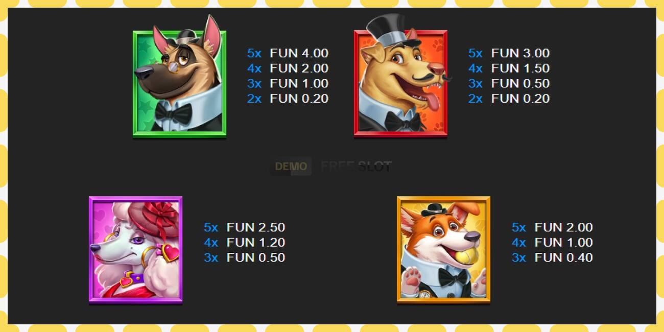 Demo slot 5 Doggy Millionaires නොමිලේ සහ ලියාපදිංචියකින් තොරව, පින්තූරය - 1