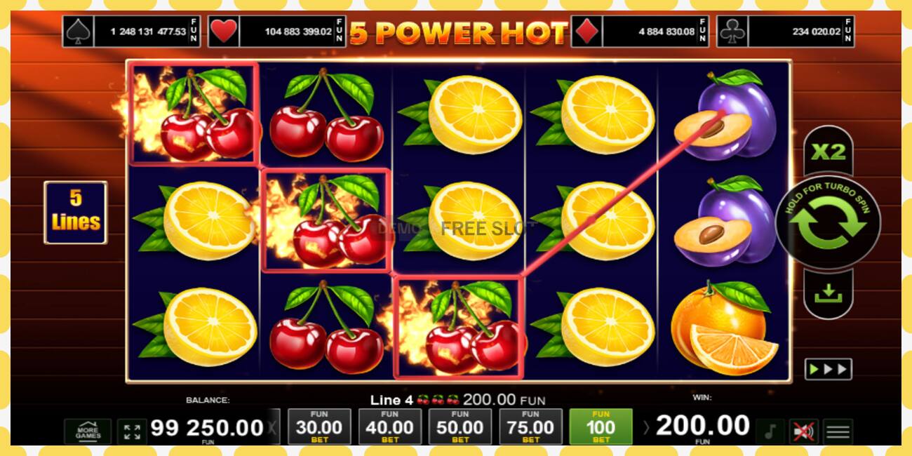 Demo slot 5 Power Hot free and without registration, picture - 1