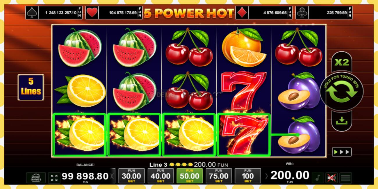 Demo slot 5 Power Hot free and without registration, picture - 1