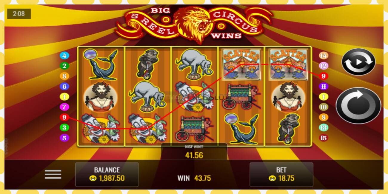 Demo slot 5 Reel Circus free and without registration, picture - 1