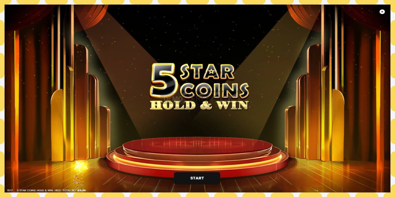 Դեմո բնիկ 5 Star Coins: Hold & Win անվճար և առանց գրանցման, նկար - 1