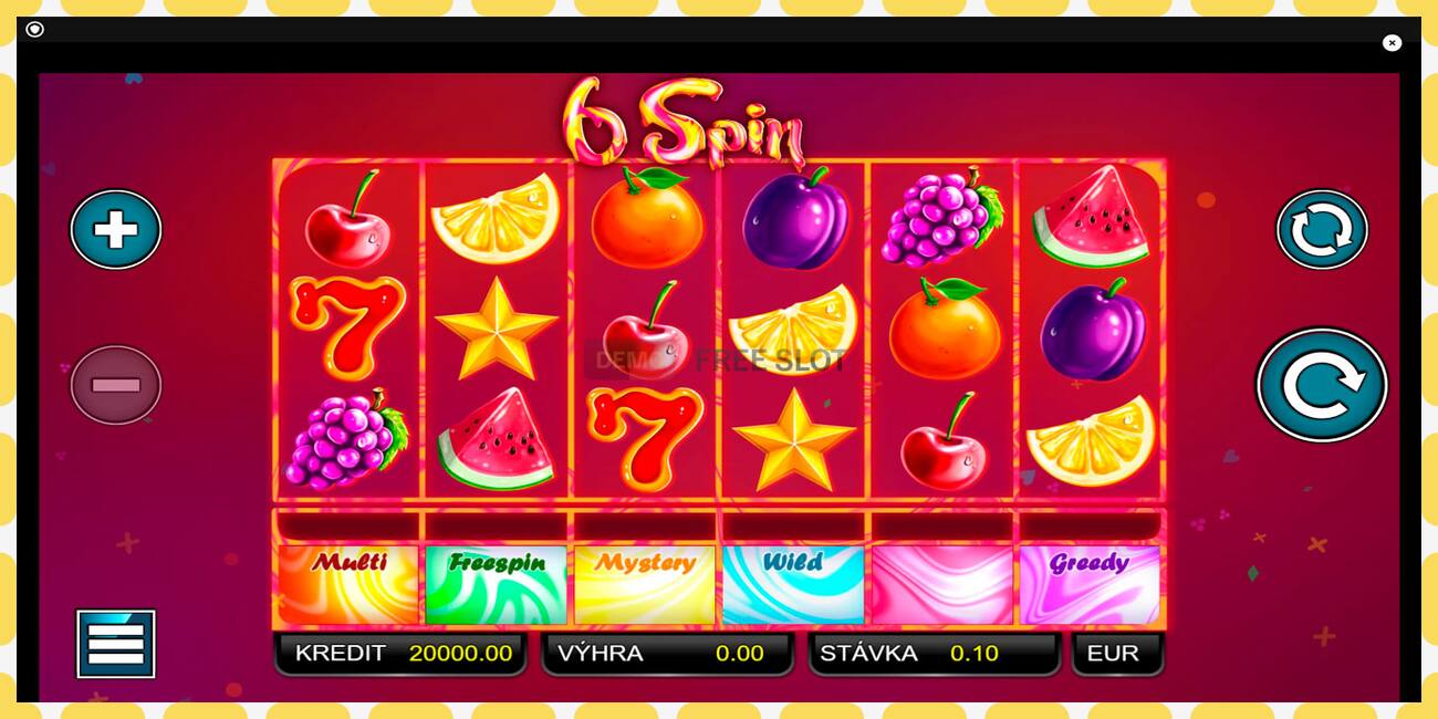 Slot demo 6 Spin gratuit și fără înregistrare, imagine - 1