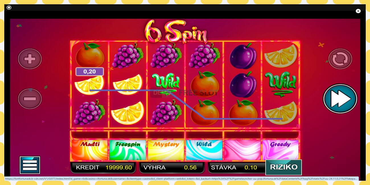 Slot demo 6 Spin gratuit și fără înregistrare, imagine - 1