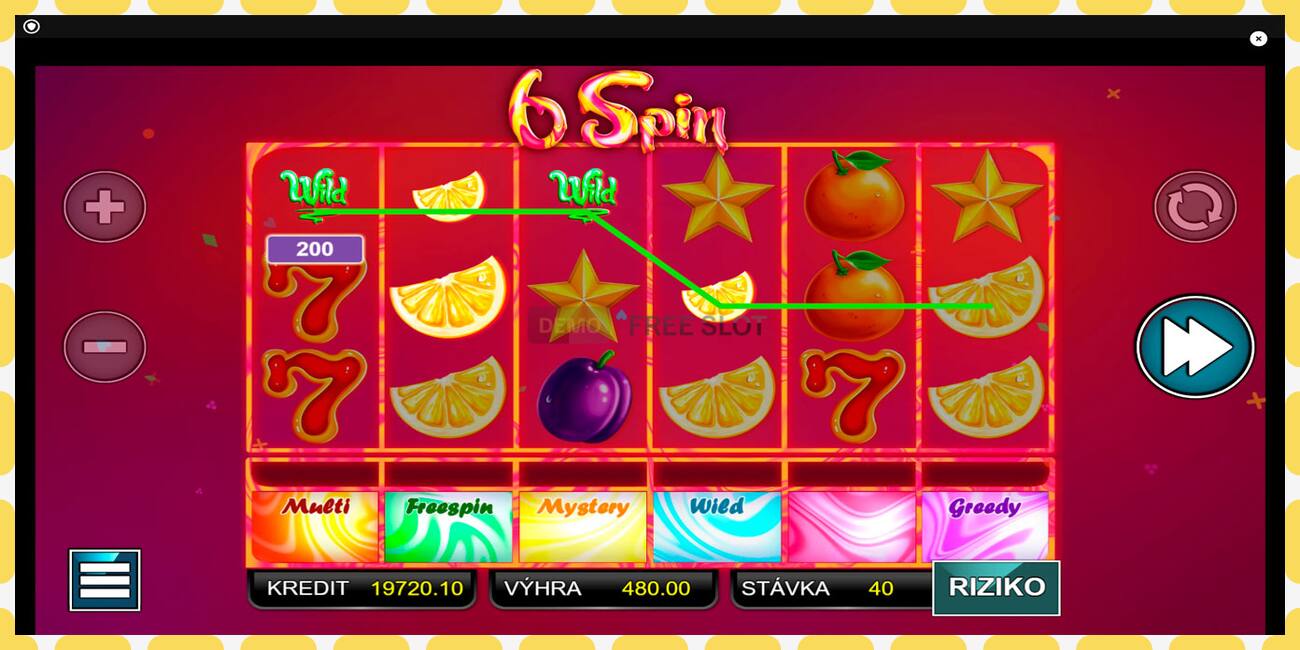 Slot demo 6 Spin gratuit și fără înregistrare, imagine - 1